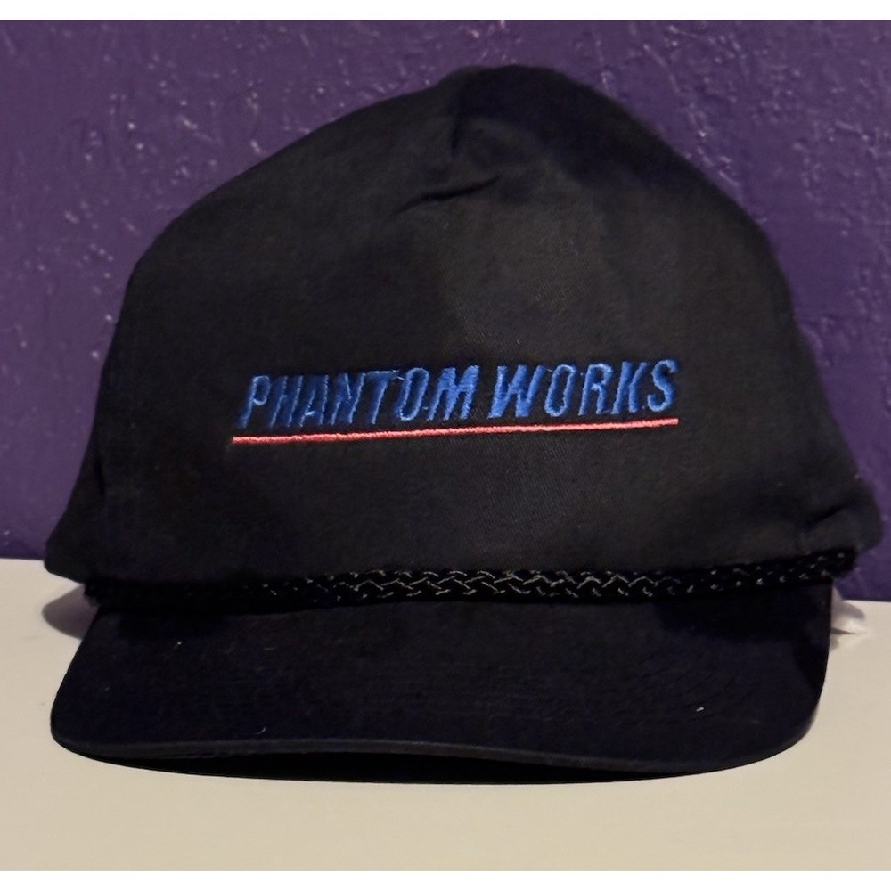 Vintage Boeing Phantom Works Hat Classified Military Operation Skunkworks Rare